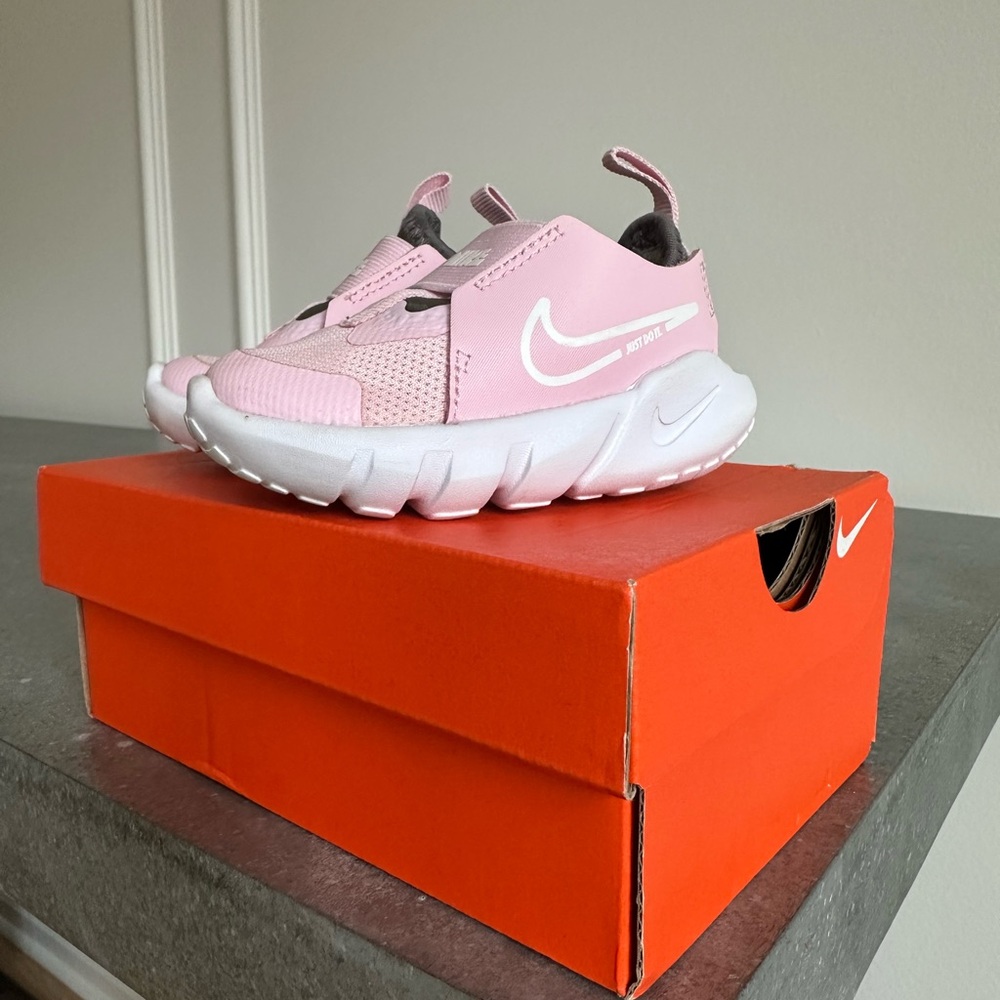 Nike Kids Pink Slip-On Sneakers